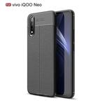 Litchi Texture TPU Shockproof Case for VIVO iQOO Neo(Black)