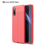 Litchi Texture TPU Shockproof Case for VIVO iQOO Neo(Red)