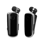 K39 Wireless Bluetooth Headset CSR DSP chip In-Ear Vibrating Alert Wear Clip Hands Free Earphone (Black)
