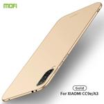 MOFI Frosted PC Ultra-thin Hard Case for Xiaomi CC9e / A3(Gold)