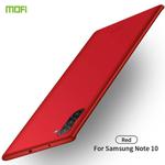 MOFI Frosted PC Ultra-thin Hard Case for Galaxy Note10(Red)