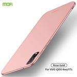 MOFI Frosted PC Ultra-thin Hard Case for Vivo Y7S / IQOO Neo(Rose gold)