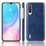 Shockproof Litchi Texture PC + PU Case For Xiaomi Mi A3(Blue)