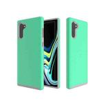 Anti-slip Armor Texture TPU + PC Case for Galaxy Note10(Green)