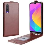 Crazy Horse Vertical Flip Leather Protective Case for Xiaomi MI CC9e / MI A3(Brown)