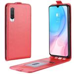 Crazy Horse Vertical Flip Leather Protective Case for Xiaomi MI CC9(red)