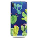 Fashion Soft TPU Case 3D Cartoon Transparent Soft Silicone Cover Phone Cases For Galaxy A70(Cactus)