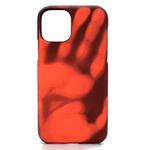 Paste Skin + PC Thermal Sensor Discoloration Protective Back Cover Case For iPhone 11(Black turns red)