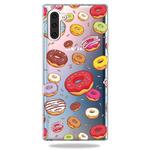 Fashion Soft TPU Case 3D Cartoon Transparent Soft Silicone Cover Phone Cases For Galaxy Note10(Doughnut)