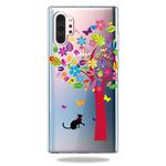 Fashion Soft TPU Case 3D Cartoon Transparent Soft Silicone Cover Phone Cases For Galaxy Note10+(Colour Tree)