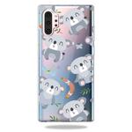 Fashion Soft TPU Case 3D Cartoon Transparent Soft Silicone Cover Phone Cases For Galaxy Note10+(Koala)