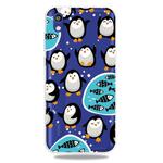 Fashion Soft TPU Case 3D Cartoon Transparent Soft Silicone Cover Phone Cases For Huawei Y5 2019 / Y5 Prime 2019 / Honor 8S(Penguin)