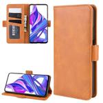 Wallet Stand Leather Cell Phone Case for Honor 9X / Honor 9X Pro，with Wallet & Holder & Card Slots(Yellow)