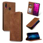 Retro Skin Feel Business Magnetic Horizontal Flip Leather Case for Xiaomi Redmi 7 / Redmi Y3(Brown)