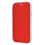 For iPhone 11 Pro Max Solid Color Plain PU + TPU Mirror Leather Case (Red)