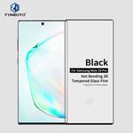 PINWUYO 9H 3D Hot Bending Tempered Glass Film for Galaxy Note10+（Black）