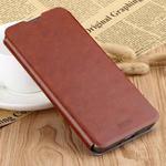 MOFI Rui Series Classical Leather Flip Leather Case With Bracket Embedded Steel Plate All-inclusive for Xiaomi Mi CC9 / CC9 Mito Custom Edition(Brown)