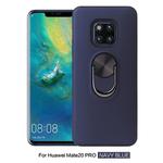 360 Rotary Multifunctional Stent PC+TPU Case for Huawei Mate 20 Pro,with Magnetic Invisible Holder(Navy  Blue)