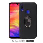 360 Rotary Multifunctional Stent PC+TPU Case for Huawei Y9(2019),with Magnetic Invisible Holder(Black)