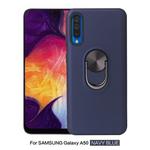 360 Rotary Multifunctional Stent PC+TPU Case for Galaxy A50,with Magnetic Invisible Holder(Navy Blue)