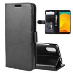 R64 Texture Single Fold Horizontal Flip Leather Case for Wiko Sunny 4 Plus , with Holder & Card Slots & Wallet(black)