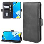 Dual-side Magnetic Buckle Horizontal Flip Leather Case for OPPO A1K / Realme C2, with Holder & Card Slots & Wallet & Photo Frame(Black)