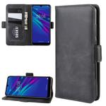 Wallet Stand Leather Cell Phone Case for Huawei Y6 2019，with Wallet & Holder & Card Slots(Black)