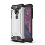 Magic Armor TPU + PC Combination Case for MOTO E5(Silver)