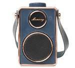 CM-3 Retro Super Bass Mini Portable Speaker Usb Handfree Small Music Speaker Mp3 Player With Microphone(Navy blue)