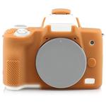 Richwell  Silicone Armor Skin Case Body Cover Protector for Canon EOS M50 Body Digital Camera(Brown)