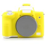 Richwell  Silicone Armor Skin Case Body Cover Protector for Canon EOS M50 Body Digital Camera(Yellow)