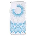 For iPhone 11 Pro Max Stylish and Beautiful Pattern TPU Drop Protection Case (Blue pattern)
