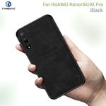 PINWUYO Shockproof Waterproof Full Coverage PC + TPU + Skin Protective Case  for Huawei Honor 9X / Honor 9X Pro(Black)