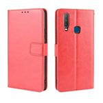 Retro Crazy Horse Texture Horizontal Flip Leather Case for Vivo Y17 / Y15 / Y3, with Holder & Card Slots & Photo Frame(Red)