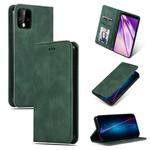 Retro Skin Feel Business Magnetic Horizontal Flip Leather Case for Google Pixel 4(Army Green)
