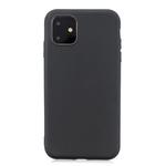 Frosted Solid Color TPU Protective Case for iPhone 11(Black)