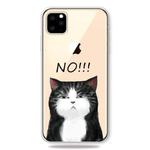 For iPhone 11 Pro Printing Pattern Soft TPU Cell Phone Cover Case(NO cat)