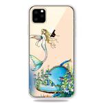 For iPhone 11 Pro Printing Pattern Soft TPU Cell Phone Cover Case(Mermaid)