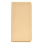 Ultra-thin Voltage Plain Magnetic Suction Card For Xiaomi Redmi Note 7  TPU+PU Mobile Phone Jacket with Chuck and Bracket.(Gold)