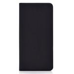 Ultra-thin Voltage Plain Magnetic Suction Card For Xiaomi Redmi Note 7  TPU+PU Mobile Phone Jacket with Chuck and Bracket.(Black)