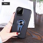    Non-slip Y-shaped TPU Mobile Phone Case with Rotating Car Bracket for iPhone 11 Pro Max(Blue)