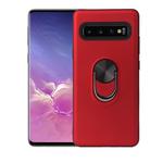 360 Rotary Multifunctional Stent PC+TPU Case for Galaxy S10+ ,with Magnetic Invisible Holder(Red)