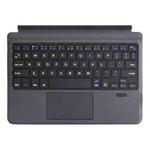1087A Magnetic Charging Bluetooth V3.0 Keyboard Super Fiber Fabric Tablet Case for Microsoft Surface GO 10 Inch(Black)