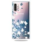Pattern Printing Soft TPU Cell Phone Cover Case For Galaxy Note10+(Magnolia)