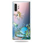 Pattern Printing Soft TPU Cell Phone Cover Case For Galaxy Note10+(Mermaid)