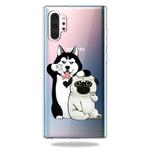 Pattern Printing Soft TPU Cell Phone Cover Case For Galaxy Note10+(Self-portrait Dog)
