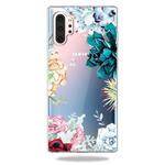 Pattern Printing Soft TPU Cell Phone Cover Case For Galaxy Note10+(The Stone Flower)