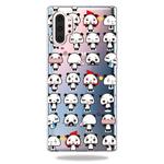 Pattern Printing Soft TPU Cell Phone Cover Case For Galaxy Note10+(Mini Panda)