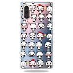 Pattern Printing Soft TPU Cell Phone Cover Case For Galaxy Note10(Mini Panda)