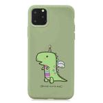 For iPhone 11 Pro Max Frosted Pattern TPU Protective Case (Baby Crocodile)